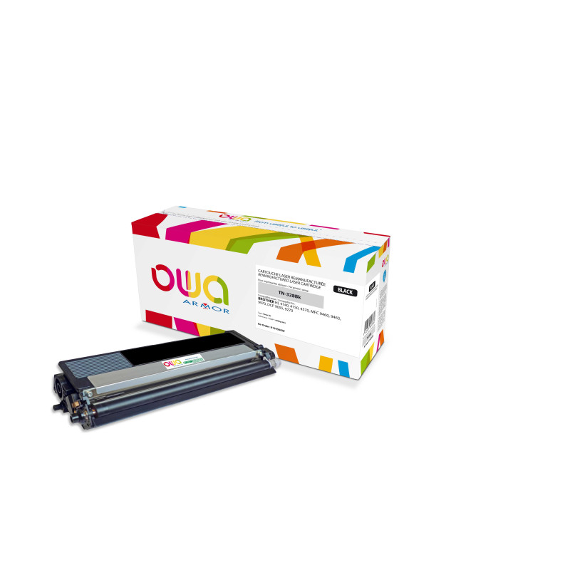 OWA Armor toner kompatibilný s Brother TN-328BK, 6000st, čierna/black