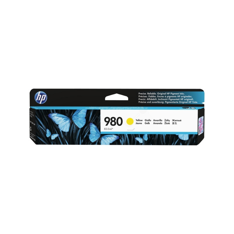 HP 980 žltá atramentová kazeta, D8J09A