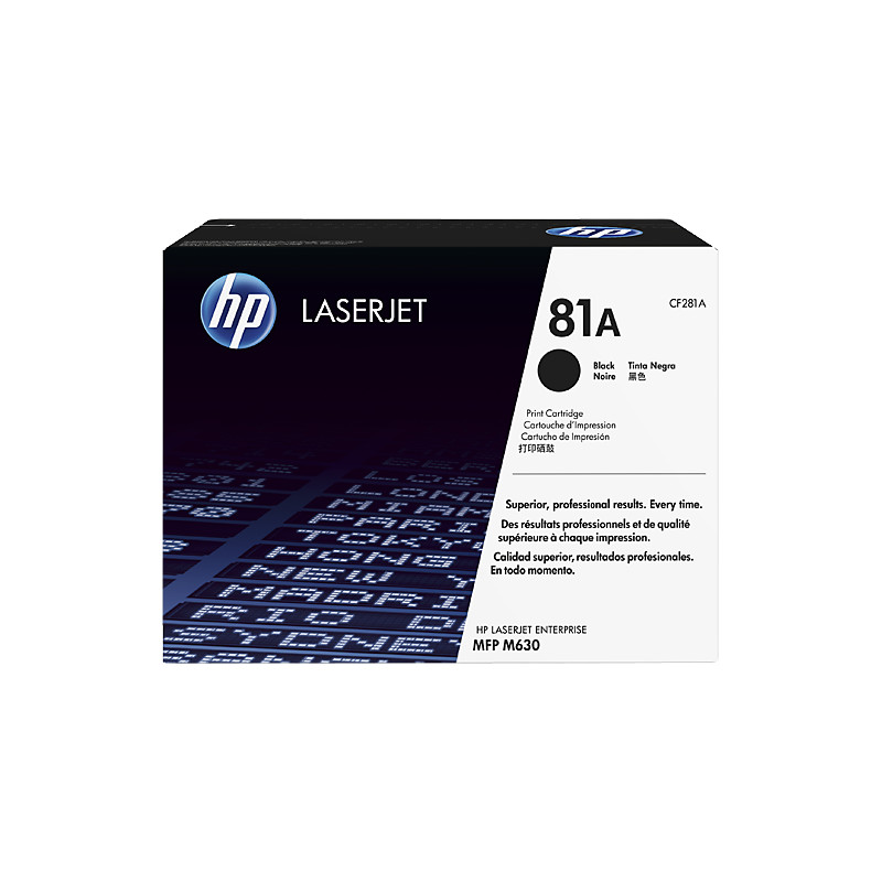 HP 81A tlačová kazeta čierna, CF281A