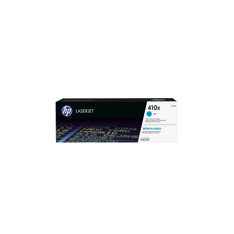 HP 410X tlačová kazeta azúrová veľká, CF411X