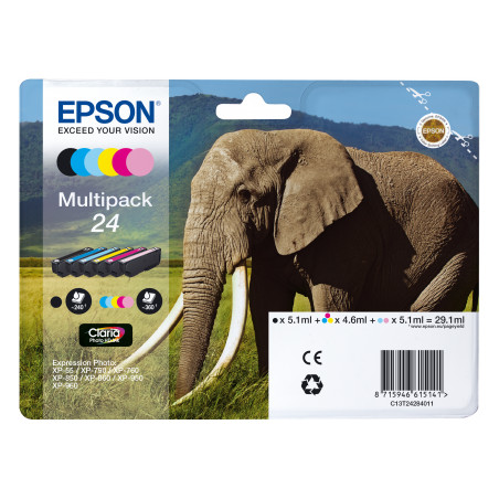 Epson Multipack 6-colours 24 Claria Photo HD Ink