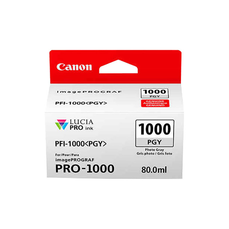 Canon PFI-1000 PGY, photo sivý