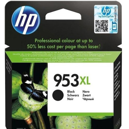 HP 953XL čierna atramentová kazeta, L0S70AE