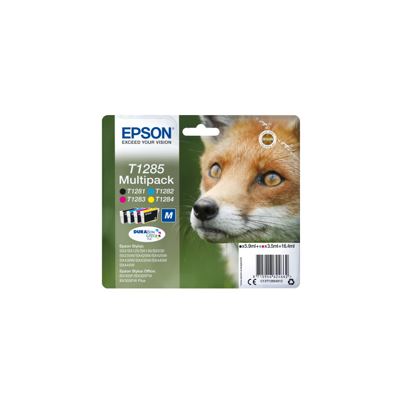 Multipack CMYK Ink Cartridge (T1285)