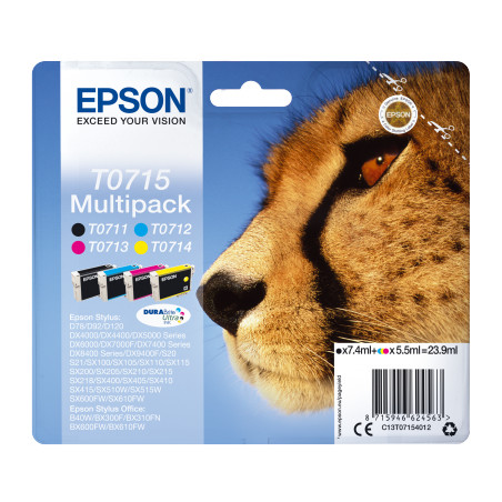 Epson Multipack 4-colours T0715 DURABrite UltraInk