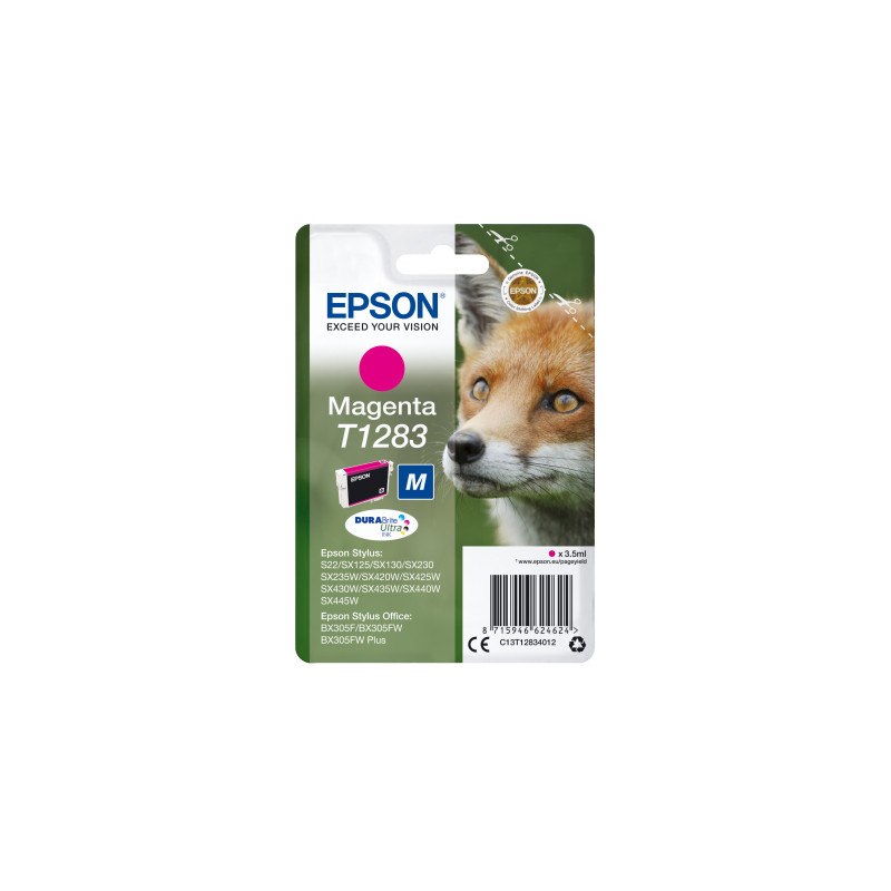 Epson Singlepack Magenta T1283 DURABrite Ultra Ink