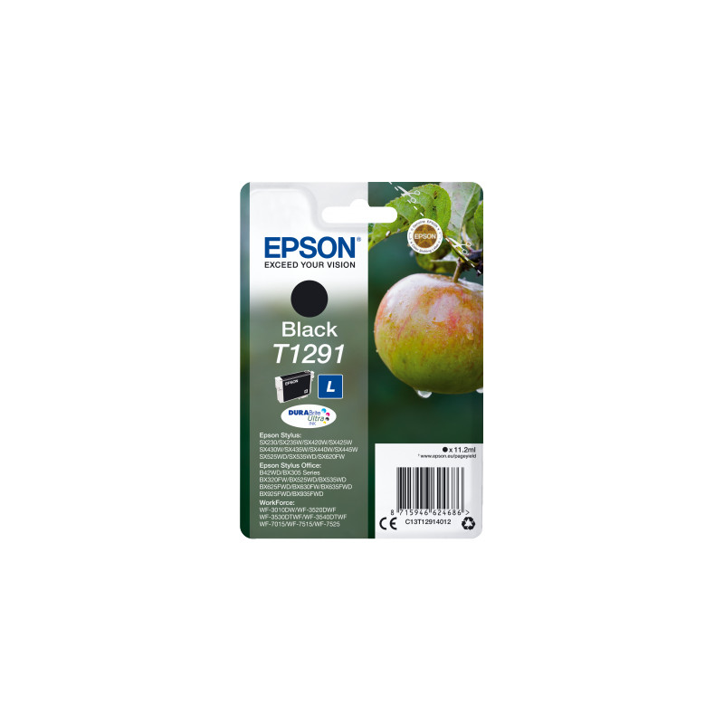 Epson Singlepack Black T1291 DURABrite Ultra Ink