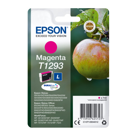 Epson Singlepack Magenta T1293 DURABrite Ultra Ink