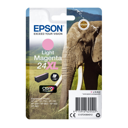 Epson Singel. Light Magenta 24XL Claria Photo Ink