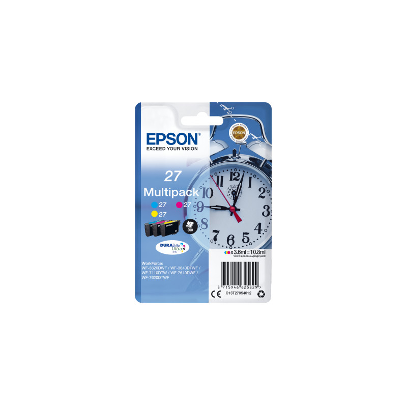 Epson Multipack 3-colour 27 DURABrite Ultra Ink