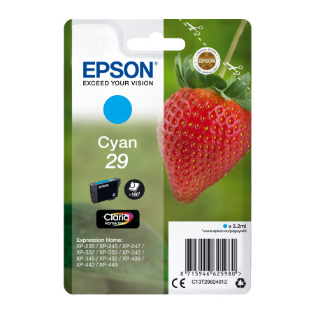 Epson Singlepack Cyan 29 Claria Home Ink