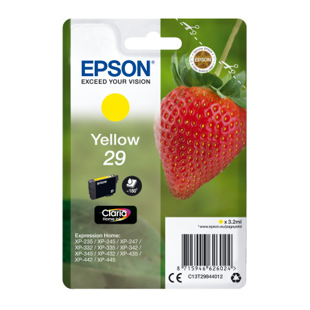 Epson Singlepack Yellow 29 Claria Home Ink