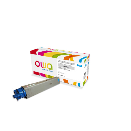 OWA Armor toner kompatibilný s OKI 43459331, 2500st, modrá/cyan