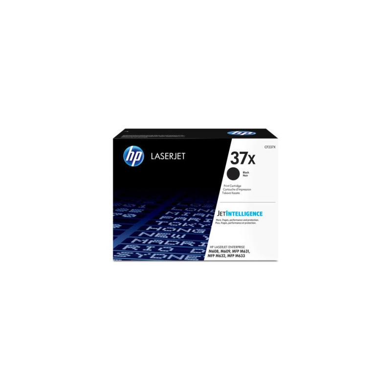HP 37X High Yield čierna LaserJet Cartridge, CF237X