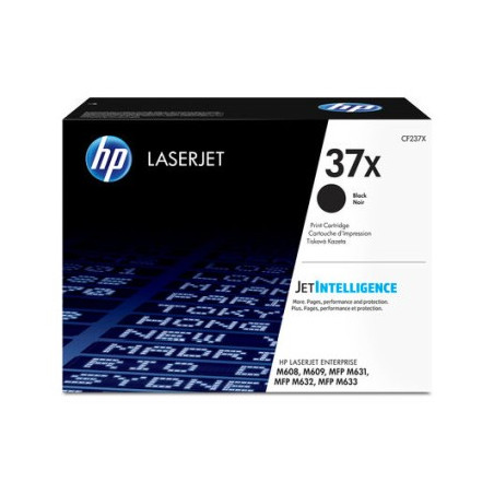 HP 37X High Yield čierna LaserJet Cartridge, CF237X