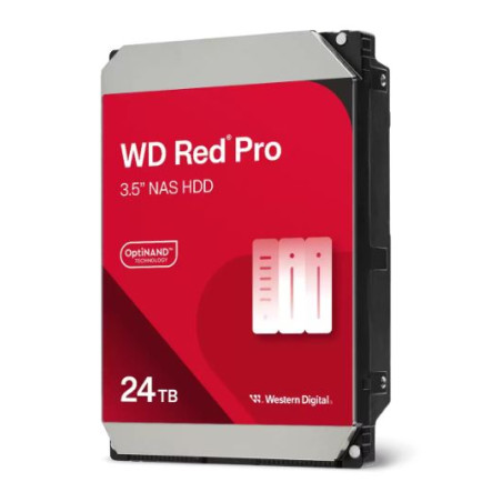 WD Red Pro/24TB/HDD/3.5''/SATA/7200 RPM/Červená/5R
