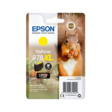 Epson Singlepack Yellow 378 XL Claria Photo HD Ink