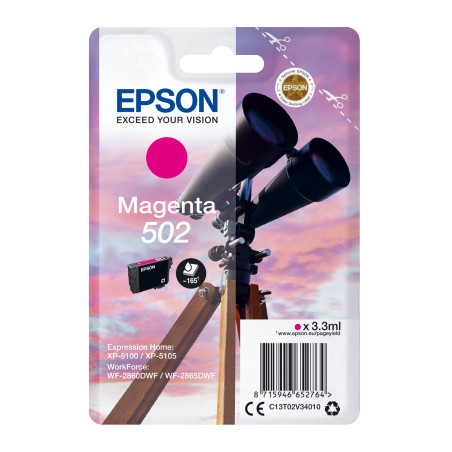 EPSON singlepack,Magenta 502,Ink,štandard