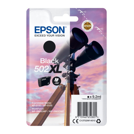 EPSON singlepack,Black 502XL,Ink,XL