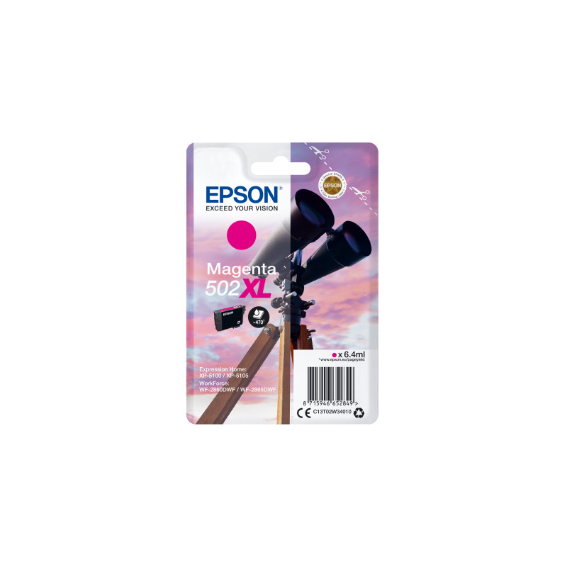 EPSON singlepack,Magenta 502XL,Ink,XL