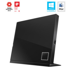 ASUS SBC-06D2X-U čierna slim Bluray USB-A