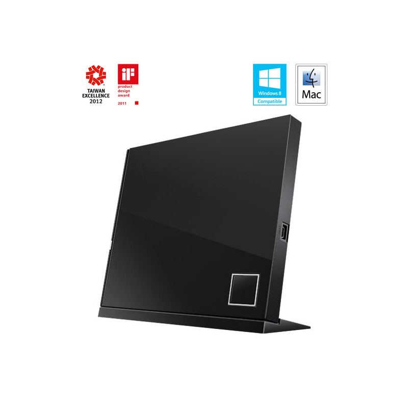 ASUS SBW-06D2X-U čierna slim BDXL Bluray USB-A