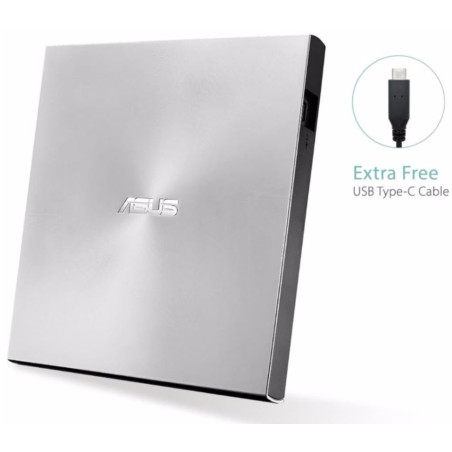 ASUS SDRW-08U9M-U strieborná ultraslim DRW USB-C/A