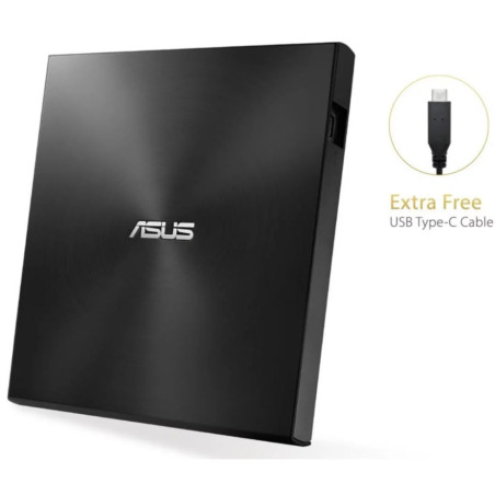 ASUS SDRW-08U9M-U čierna ultraslim DRW USB-C/A