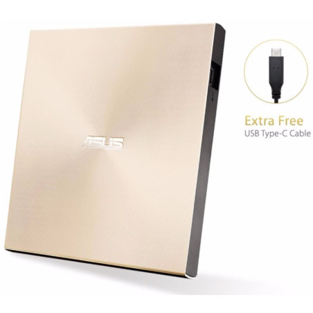 ASUS SDRW-08U9M-U zlatá ultraslim DRW USB-C/A