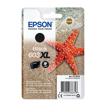 EPSON siglepack, Black 603XL