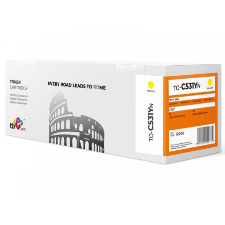 Toner TB kompatibilný s C531 TO-C531YN YE 100% new