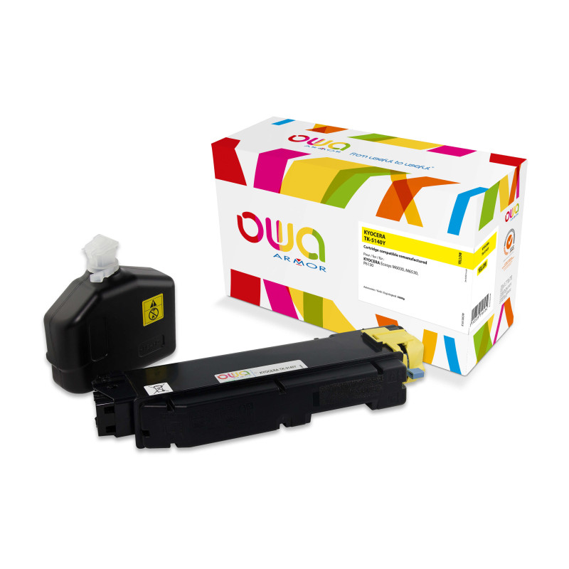 OWA Armor toner kompatibilný s Kyocera TK-5140Y, 5000st, žltá/yellow