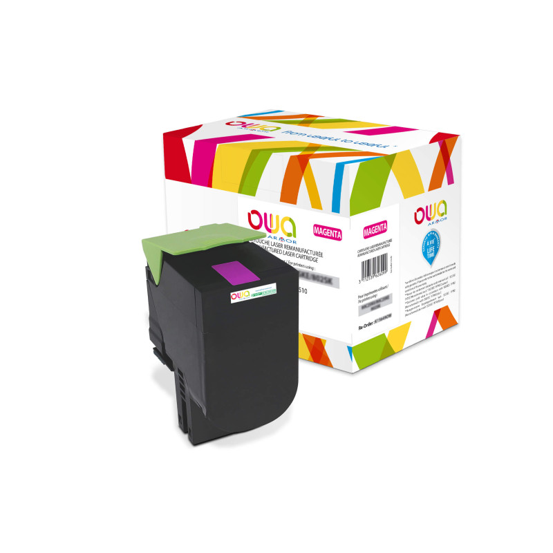 OWA Armor toner kompatibilný s Lexmark 70C2HM0, 3000st, červená/magenta
