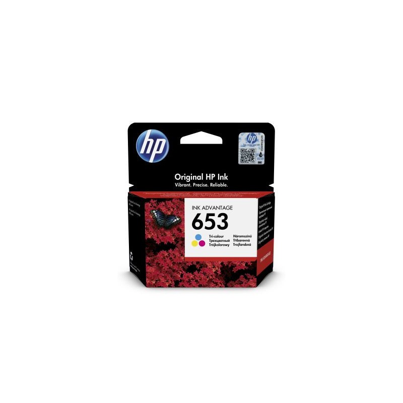 HP 653 trojfarebná atramentová náplň (3YM74AE)