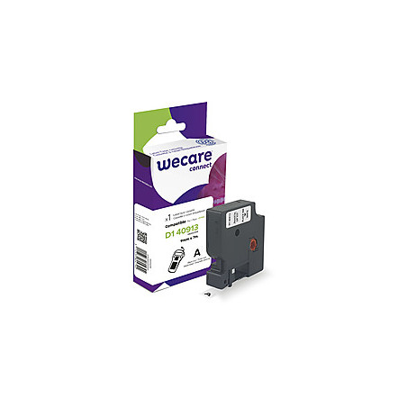 WECARE ARMOR páska kompatibilná s DYMO S0720680, Black/White, 9mm*7m
