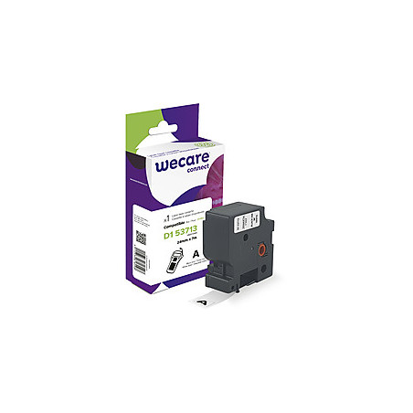 WECARE ARMOR páska kompatibilná s DYMO S0720930, Black/White, 24mm*7m