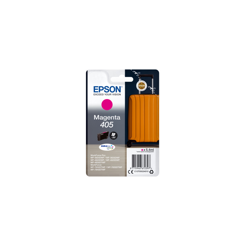 Epson Singlepack Magenta 405 DURABrite Ultra Ink