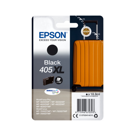 Epson Singlepack Black 405XL DURABrite Ultra Ink