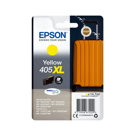 Epson Singlepack Yellow 405XL DURABrite Ultra Ink