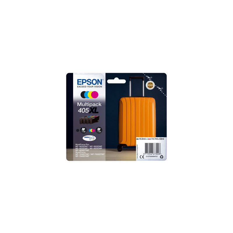 Epson Multipack 4 Colours 405XL DURABrite Ultra Ink