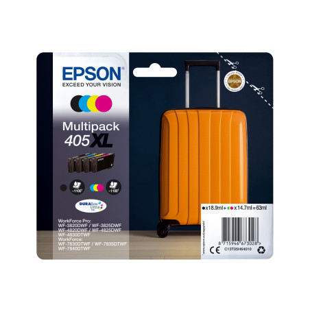 Epson Multipack 4 Colours 405XL DURABrite Ultra Ink