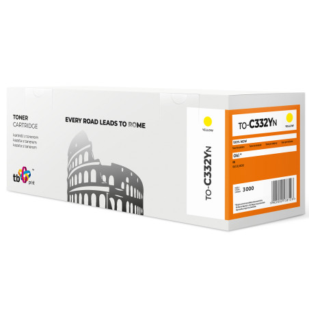 Toner TB kompatibilný s OKI C332 TO-C332YN YE