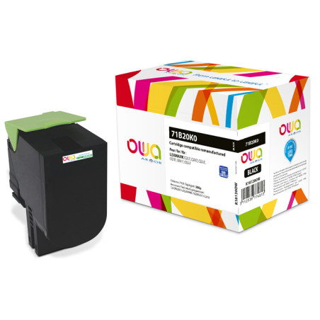 OWA Armor toner kompatibilný s LEXMARK 71B20K0, 3000st, čierna/black