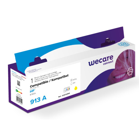 WECARE ARMOR ink kompatibilný s HP F6T79AE, žltá/yellow