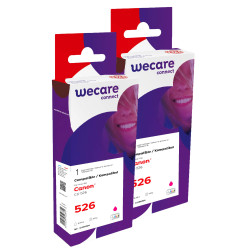 WECARE ARMOR sada ink kompatibilná s CANON CLI526M 2x10,5 ml, červená, CLI-526 M