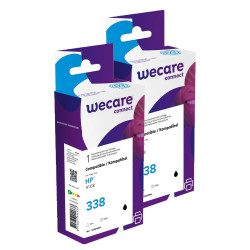 WECARE ARMOR sada ink kompatibilná s HP C8765EE, 2x20ml, čierna/black