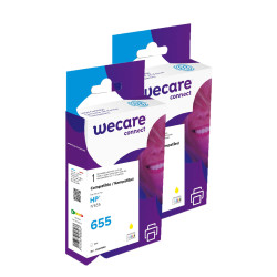 WECARE ARMOR sada ink kompatibilná s HP CZ112AE, 2x12ml, žltá/yellow