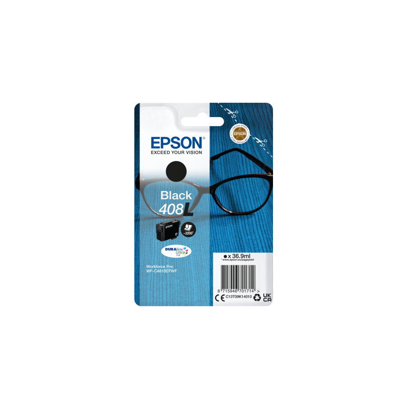 EPSON Singlepack Black 408L DURABrite Ultra Ink