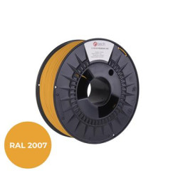 Tlačová struna (filament) C-TECH PREMIUM LINE, PETG, luminiscenčná svetlá oranžová, RAL2007, 1,75mm,