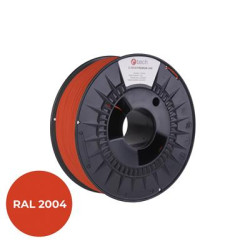 Tlačová struna (filament) C-TECH PREMIUM LINE, PETG, oranžová pravá, RAL2004, 1,75 mm, 1kg